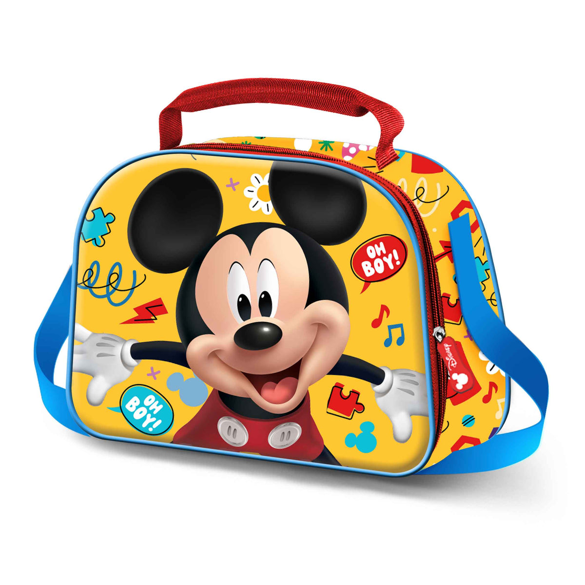 Disney Mickey Mouse Boy-3D Lunch Bag, Yellow