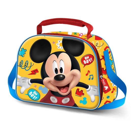 Disney Mickey Mouse Boy-3D Lunch Bag, Yellow