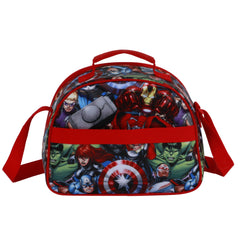 Marvel Avengers Battle-Borsa Porta Merenda 3D, Blu