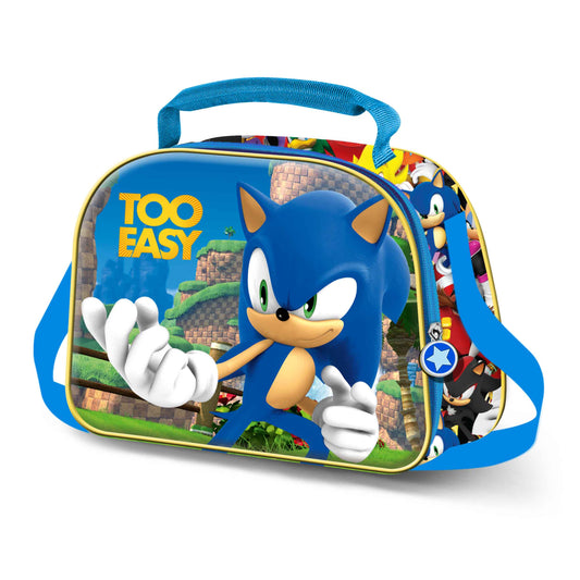 Sonic The Hedgehog Easy-Snack Bag 3D, Blue