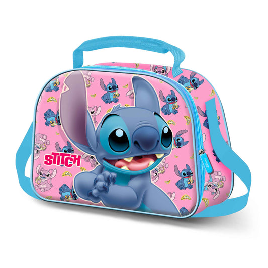 Disney Lilo and Stitch Surprise-3D Lunch Bag, Blue