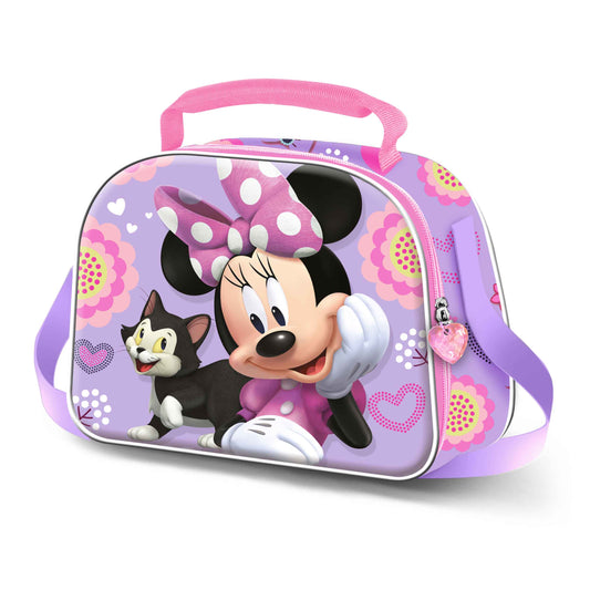 Disney Minnie Mouse Cat 3D Lunch Bag, Purple