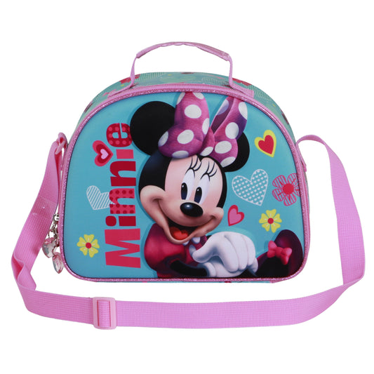 Disney Minnie Mouse Pose-3D Lunch Bag, Pink