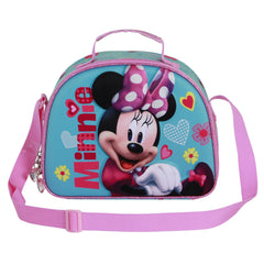 Disney Minnie Mouse Pose-Borsa Porta Merenda 3D, Rosa