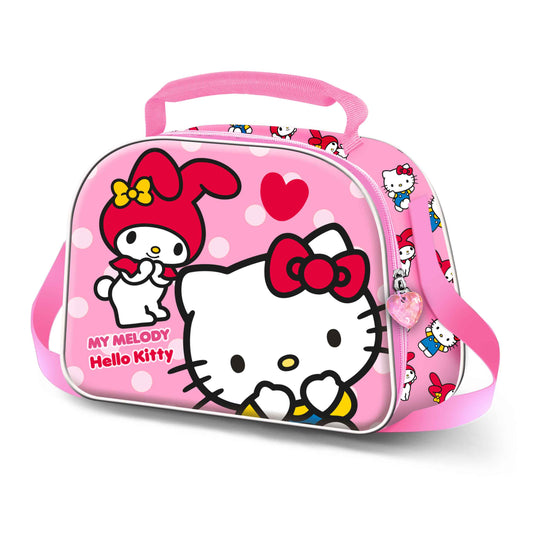 Hello Kitty Lovely-3D Lunch Bag, Pink