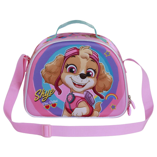Paw Patrol La Patrulla Canina Happy-Bolsa Portamerienda 3D, Rosa