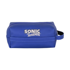 Sonic The Hedgehog Action-PLUS Brick Travel Toiletry Bag, Blue