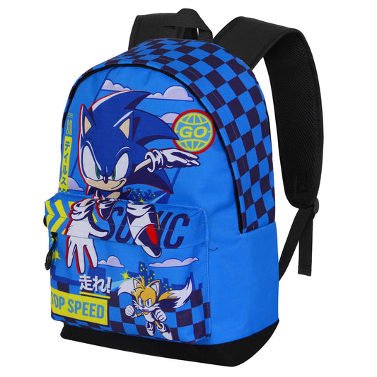 Sonic The Hedgehog Go-FAN HS Backpack 3.0, Blue