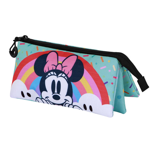 Disney Minnie Mouse Rainbow-Trousse Triple, Turquoise