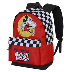 Disney Mickey Mouse Racing-FAN HS Backpack 3.0, Red