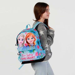 Disney Frozen 2 Heart-Mochila HS FAN 3.0, Azul