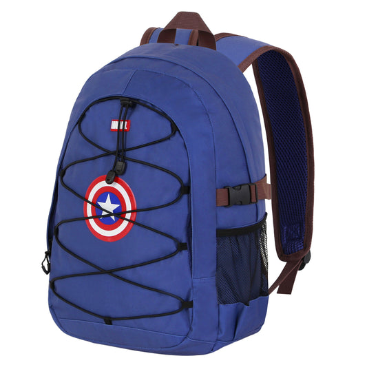 Marvel Captain America CAP-Sac à dos Fight PRO, Bleu