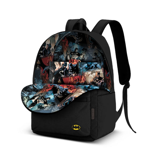 DC Comics Batman BAT-Sac à dos Block, Noir