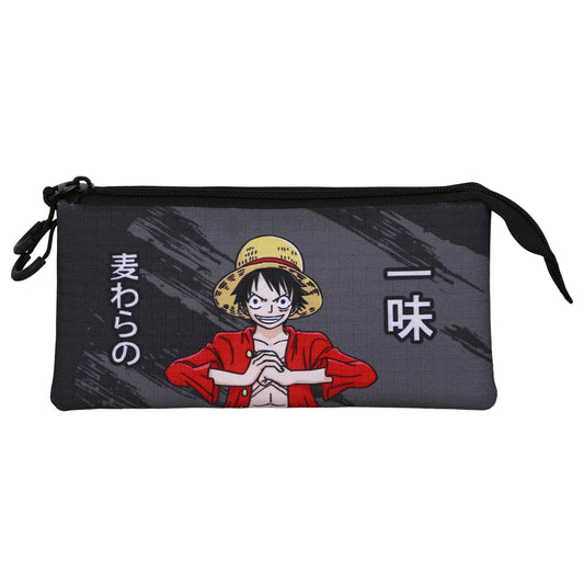 One Piece Unique-Astuccio Triplo, Nero
