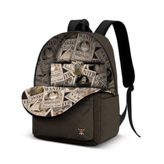 One Piece OP-Zaino Block, Marrone