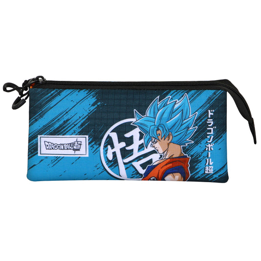 Dragon Ball Saiyajin Blue-Astuccio Triplo, Turchese