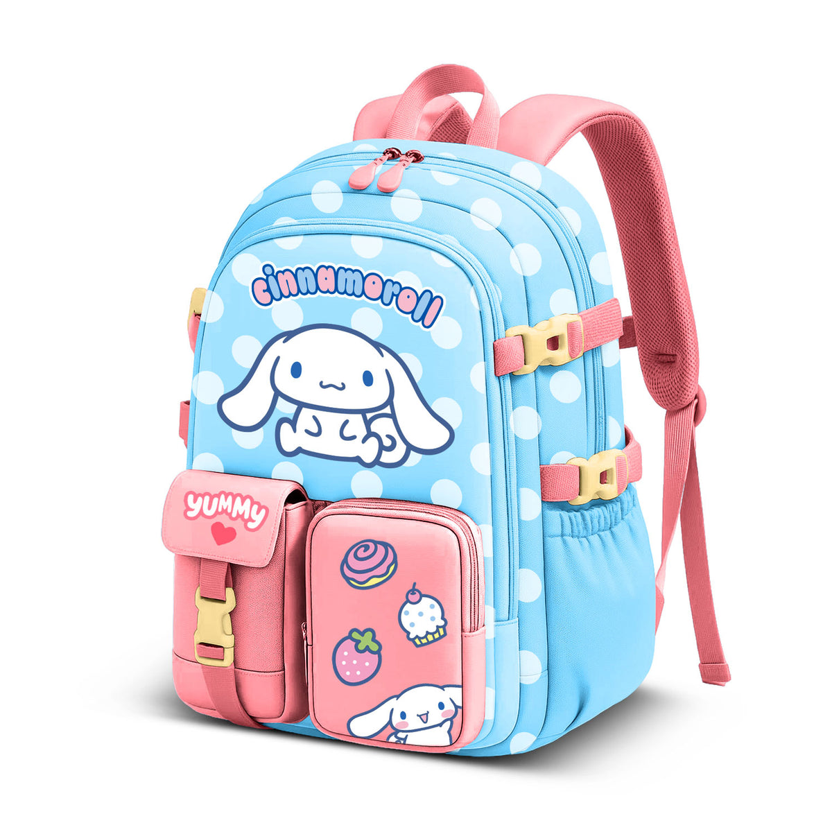 cinnamon roll from hello kitty backpack AI ACCESSORY INNOVATIONS Sanrio's for Girls, 16 Inch Cinnamoroll, Kawaii School Bag with Flip Sequins & 3D Molded Front Pocket, Blue selling collection comes in plenty of styles that your little one will love Sanrio Cinnamoroll Quilted Mini Backpack