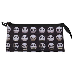 Disney Pesadilla Antes de Navidad Faces-Estuche Portatodo Triple, Negro