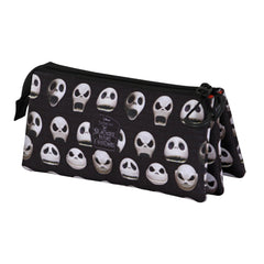 Disney Pesadilla Antes de Navidad Faces-Estuche Portatodo Triple, Negro