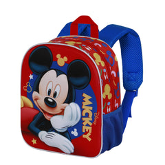 Disney Topolino Buddy-Zainetto 3D Elite, Rosso