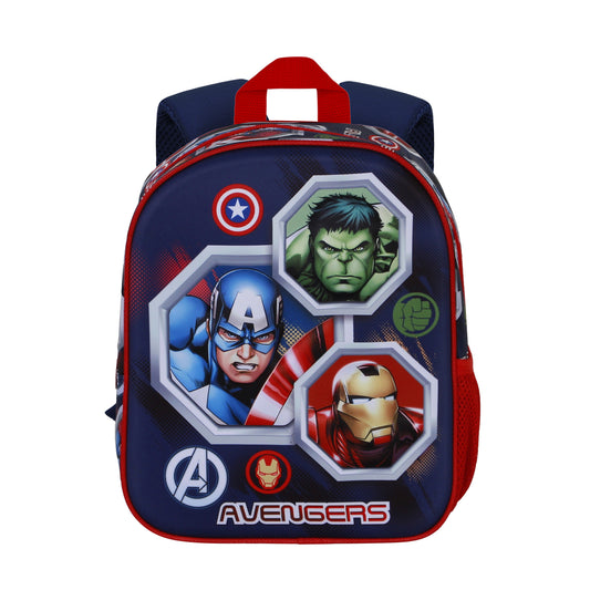 Marvel Avengers Assemble-Sac à Dos 3D Elite, Multicolore