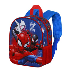 Marvel Spiderman Word-Mochila 3D Elite, Azul