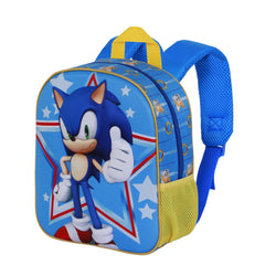 Sonic The Hedgehog Star-Mochila 3D Elite, Azul