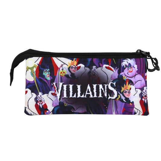 Méchants Disney Evil-Trousse Triple, Multicolore