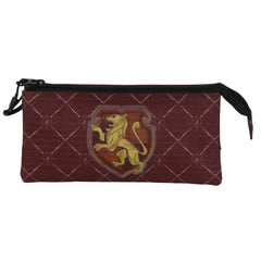 Harry Potter Legacy Gryffindor-Estuche Portatodo Triple, Burdeos