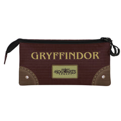 Harry Potter Legacy Gryffindor-Estuche Portatodo Triple, Burdeos