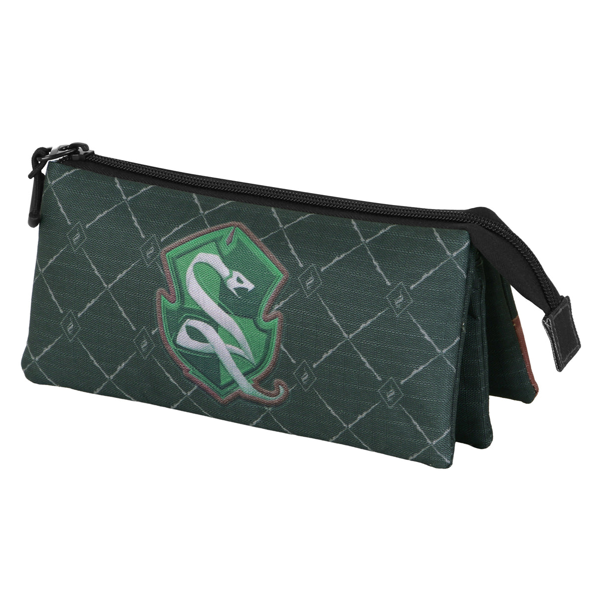 Harry Potter Legacy Slytherin-Estuche Portatodo Triple, Verde