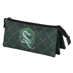 Harry Potter Legacy Slytherin-Estuche Portatodo Triple, Verde