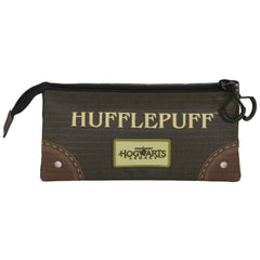 Harry Potter Dziedzictwo Hufflepuff-Piórnik potrójny, brązowy