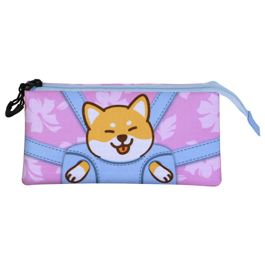 Oh My Pop! Shiby-Estuche Portatodo Triple, Rosa