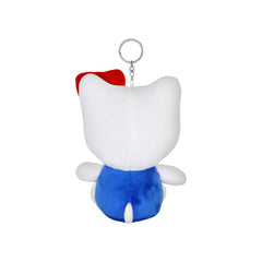 Hello Kitty Icon-Grand Porte-Clés en Peluche, Blanc