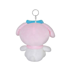 Hello Kitty My Melody Icon-Grand Porte-Clés en Peluche, Blanc