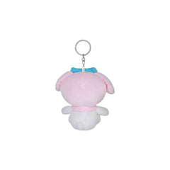 Hello Kitty My Melody Icon-Small Plush Keyring, White