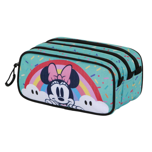 Disney Minnie Mouse Rainbow-Estojo Portatudo Trick FAN 2.2, Turquesa