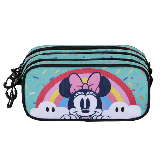 Disney Minnie Mouse Rainbow-Estojo Portatudo Trick FAN 2.2, Turquesa