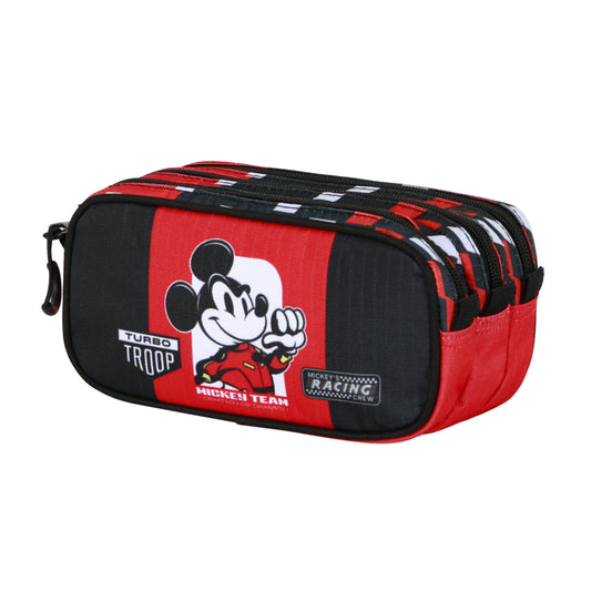 Disney Mickey Mouse Racing-Estojo Portatudo Trick FAN 2.2, Vermelho