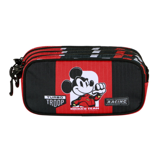 Disney Mickey Mouse Racing-Estojo Portatudo Trick FAN 2.2, Vermelho