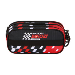 Disney Mickey Mouse Racing-Estuche Portatodo Trick FAN 2.2, Rojo