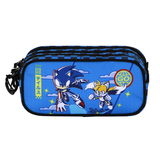 Sonic The Hedgehog Go-Estojo Portatudo Trick FAN 2.2, Azul