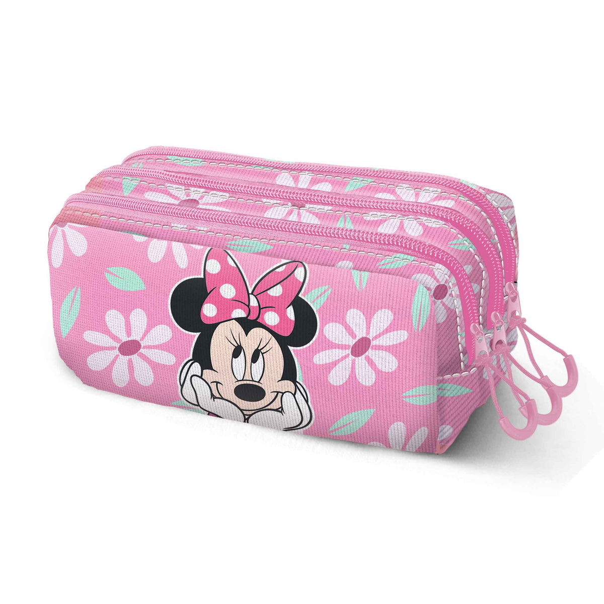 Disney Minnie Mouse Blooming-Estuche Portatodo Trick FAN 2.2, Rosa