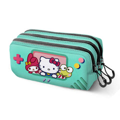 Hello Kitty Videogame-Estuche Portatodo Trick FAN 2.2, Turquesa