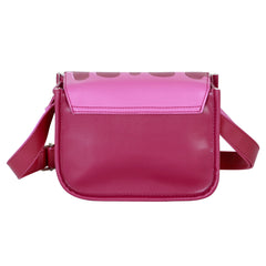 Hello Kitty Kuromi Cherry-Bolsa Bandoleira Satchel XS, Rosa