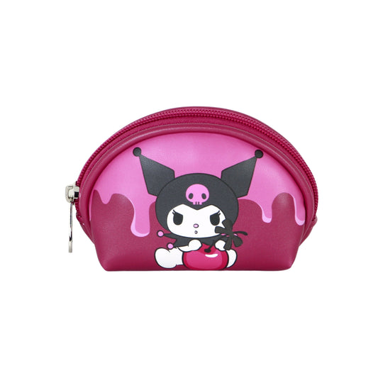 Hello Kitty Kuromi Cherry-Casual Oval Coin Purse, Pink