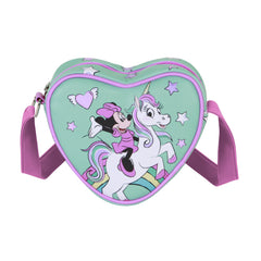 Disney Minnie Maus Fantasy Casual Herz-Umhängetasche, Grün