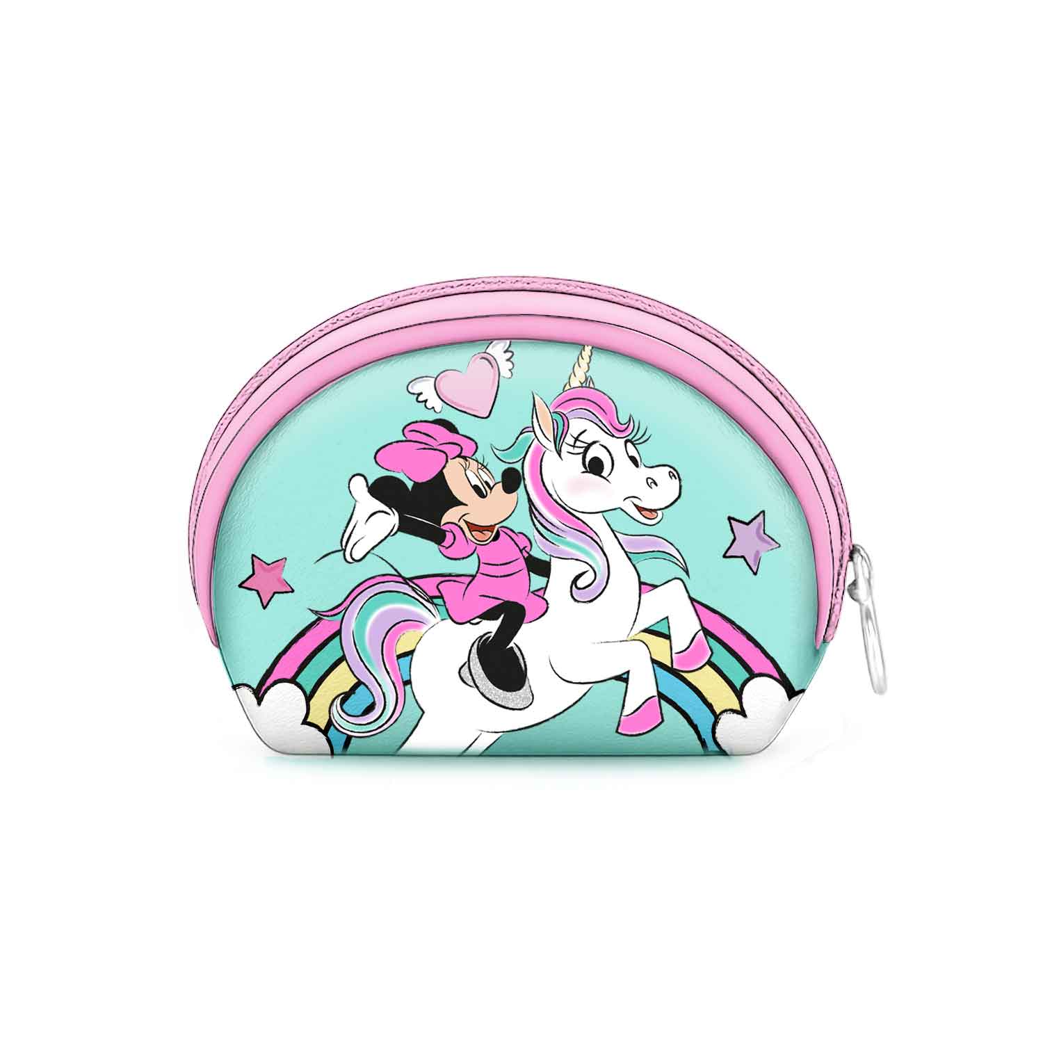 Disney Minnie Mouse Fantasy-Monedero Oval Casual, Verde