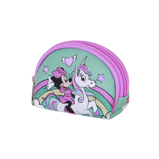 Disney Minnie Mouse Fantasy-Casual Oval Coin Purse, Green